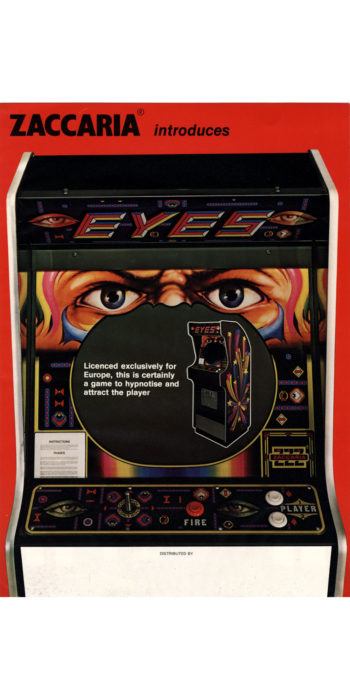 vernimark noleggio videogiochi arcade EYES ZACCARIA