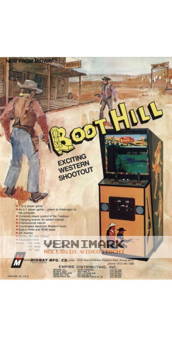 vernimark noleggio videogiochi arcade - Midway / Domino Boot Hill