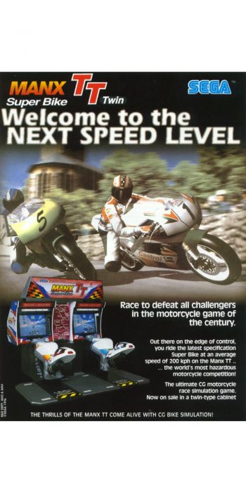 vernimark noleggio videogiochi arcade e fòipper - Sega Manx-TT Superbike Twin