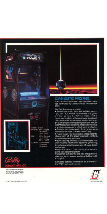 vernimark noleggio videogiochi arcade e flipper - Midway Tron