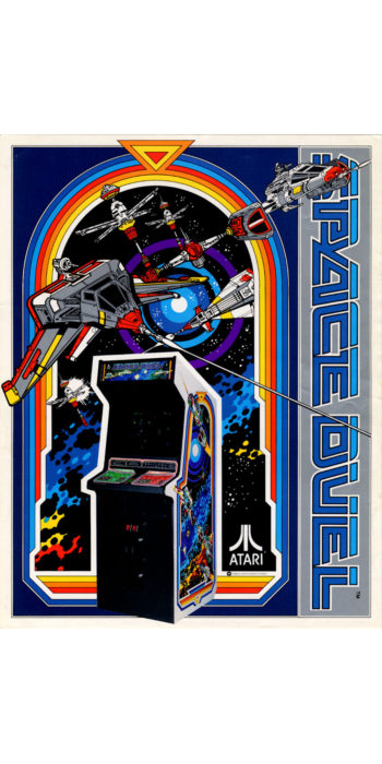 vernimark noleggio videogiochi arcade SPACE DUEL ATARI BERTOLINO