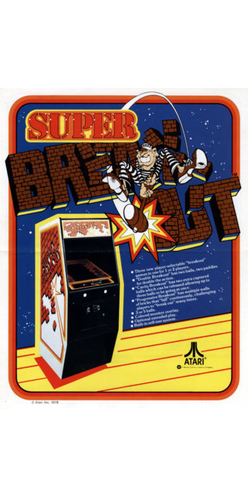 vernimark noleggio videogiochi arcade SUPER BREAKOUT ATARI